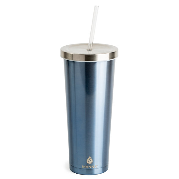 manna Chilly 24 oz Stainless Steel Travel Tumbler with Straw Wayfair